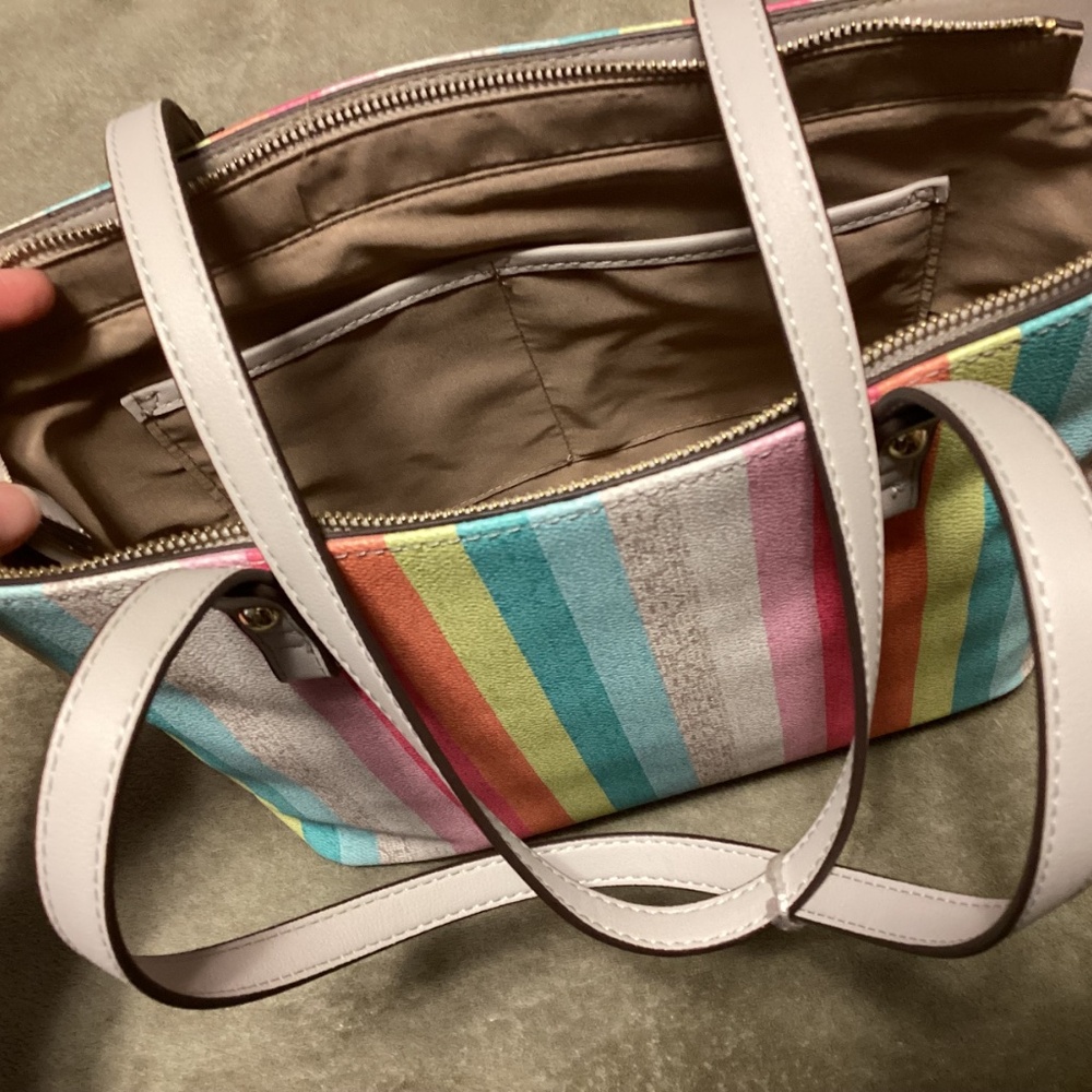 Nanette Lepore Multicolor Striped Shoulder Bag - Picture 3 of 16